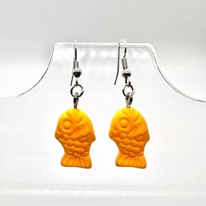 Taiyaki Earrings - Pastry Earrings - Fish Earrings - Kawaii Earrings